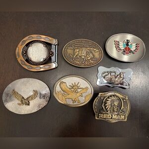 Western Style Belt Buckle Set